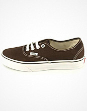 Vans Authentic canvas & tygskor i brun