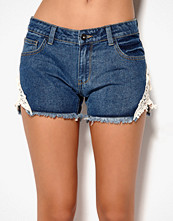 Vila Lace Denim Shorts