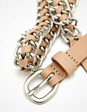 Pieces Giselle Slim Leather Belt