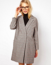 ASOS Check Ovoid Coat