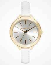 Michael Kors Slim Runway White Strap Watch