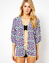 ASOS Rossetti Print Bomber Beach Jacket