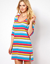 French Connection Stripey Sandy One Sleeve Tee Dress