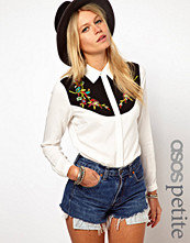 ASOS PETITE Exclusive Western Embroidered Shirt