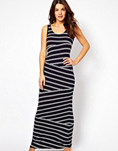 ASOS Stripe Twist Back Maxi Beach Dress