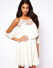 ASOS Lace Dress with Cold Shoulder