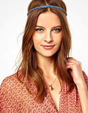 Deepa Gurnani Blue Coloured Sequin Head Band