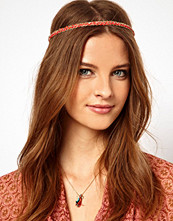 Deepa Gurnani Neon Pink Coloured Sequin Head Band