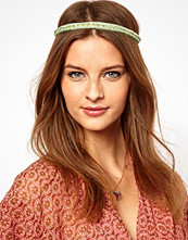Deepa Gurnani Pastel Mint Facet Bead Head Band