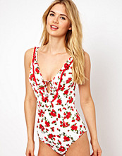 Baku Frill Front Swimsuit With Sierra Floral Print