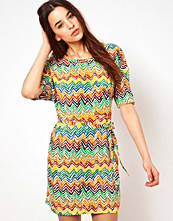 American Vintage Woven Tee Dress With Belt