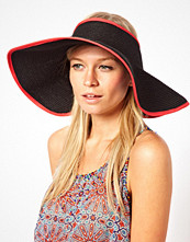 French Connection Straw Floppy Visor