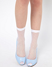 ASOS 50 Den Geo Pattern Fish Net Ankle Sock