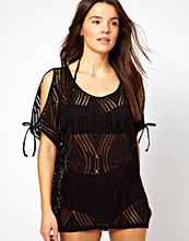 ASOS Lace Cut Out Shoulder Beach Cover Up