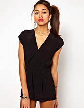 Motel Janna Playsuit with Deep V Plunge