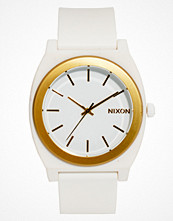 Nixon Time Teller P White & Gold Watch
