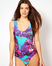 Playful Promises Underwater Print Swimsuit