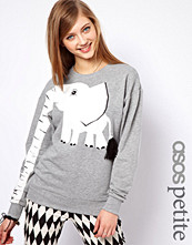 ASOS PETITE Sweatshirt With Elephant Print