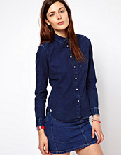 Lacoste L!Ve Stonewash Denim Shirt