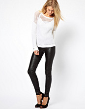 Vila Leather Look Trouser