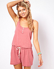 ASOS Playsuit in Acid Wash with Strap Detail