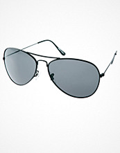 ASOS Black Metal Aviator Sunglasses