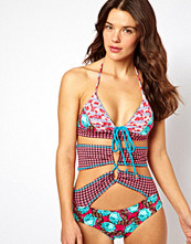 Maaji Jeweled Roses Cut Out Swimsuit