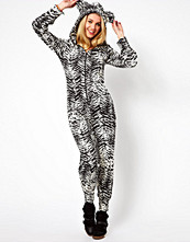 Glamorous Zebra Onesie with Ears