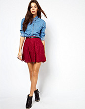 ASOS Skater Skirt in Floral Lace