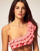 Mouille Chloe Frill One Shoulder Bikini Top