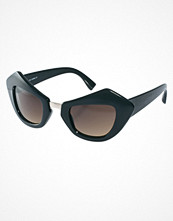 ASOS Angular Cat Eye Sunglasses With Metal Bridge Detail
