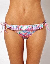 ASOS Water Colour Floral Skirted Bikini Pant