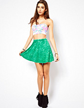 ASOS Skater Skirt in Acid Wash