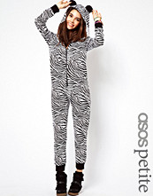 ASOS PETITE Exclusive Zebra Onesie