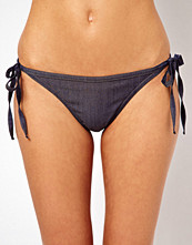 ASOS Denim Tie Side Bikini Pant
