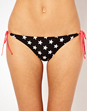 Pieces Star Contrast String Bikini Bottom