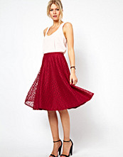ASOS Midi Skirt in Floral Lace