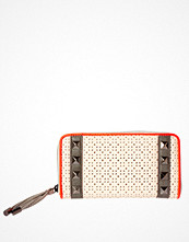 Paul's Boutique Elsie Perforated Neon Stud Zip Around Purse