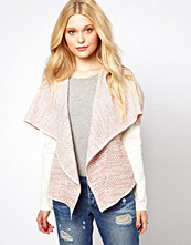 River Island Waterfall Front Jacket With Contrast Sleeves