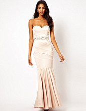 Lipsy VIP Bandeau Fishtail Maxi Dress with Embellished Waistband