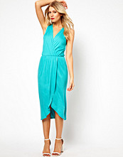 Love Midi Dress With Wrap Front