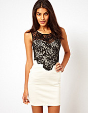 Lipsy Lace Layered Pencil Bodycon Dress