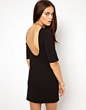 Glamorous Mini Dress In Textured Jersey With Scoop Back