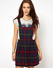 Glamorous Pinafore Dress In Tartan