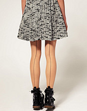 ASOS Nude With Black Back Seam Tights