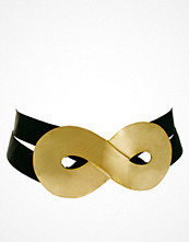 ASOS Wide Twist Plate And Elastic Belt