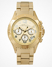 Marc By Marc Jacobs Marc by Marc Gold Chronograph with Silver Dial Detail Watch