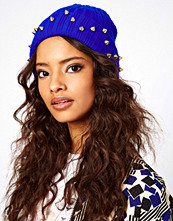 ASOS Beanie With Studded Turn Up