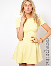 ASOS PETITE Exclusive Skater Dress With Ruch Detail
