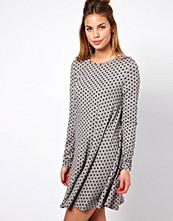 Glamorous Swing Dress In Polka Dot